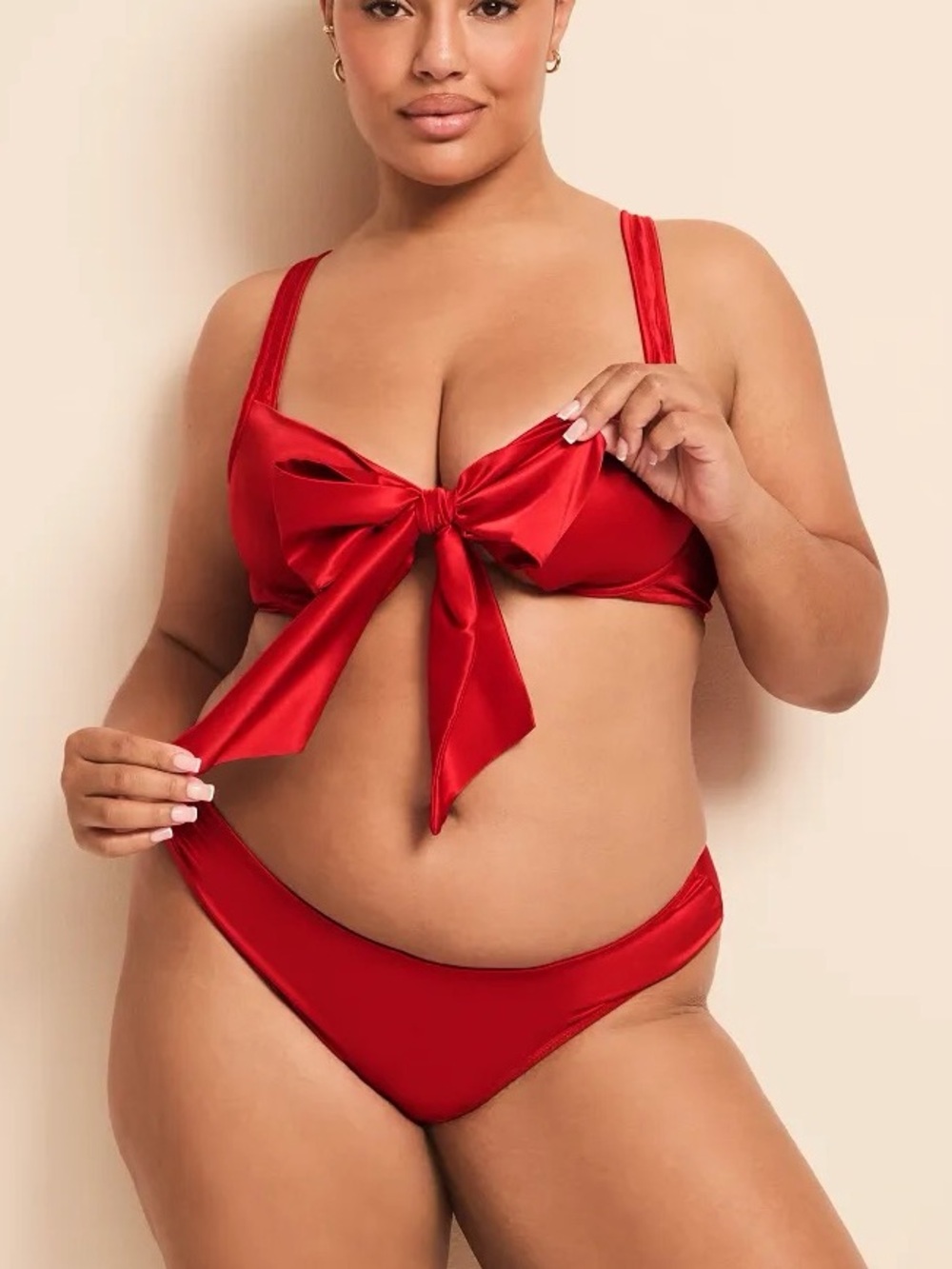 Adore Me Gynger Unlined Bra Bikini Panty Lingerie 2X